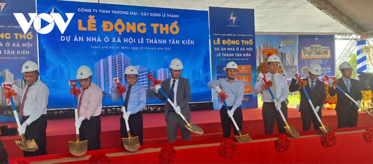 TP.HCM động thổ dự án nhà ở xã hội đầu tiên trong 2 năm nay